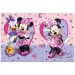 Tovaglia in plastica con motivo di Minnie e Daisy 120x180 cm
