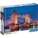 Tower Bridge di notte HQC puzzle da 1000 pezzi con poster - Clementoni