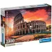 Tramonto a Roma con poster puzzle HQC da 1000 pezzi - Clementoni