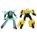 Transformers: Earth Spark - Cyber-Combiner Bumblebee e Mo Malto figura robot trasformabile e combinabile - Hasbro
