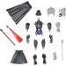 Transformers: Mix Mashers Deluxe Darth Vader figura con accessori - Hasbro