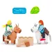 Trasportatore di cavalli in legno con accessori - Woodyland