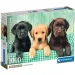 Tre piccoli labrador con poster puzzle HQC da 1000 pezzi - Clementoni