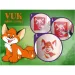 TyToo: Set di 3 stencil per tatuaggi glitterati Vuk