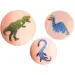 TyToo: Set di stencil per tatuaggi glitter dinosauri, 21 pezzi