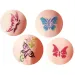 TyToo: Set di stencil per tatuaggi glitterati a forma di farfalla, 23 pezzi