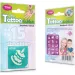 TyToo: Set di stencil per tatuaggi glitterati di compleanno, 15 pezzi