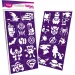 Tytoo: Heroes set di stencil da 25 pezzi