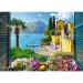 Vista sul Lago di Como puzzle da 1000 pezzi - Trefl