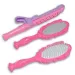 Vouge Girl - Set di bellezza rosa da 9 pezzi con palette di trucco, asciugacapelli e accessori