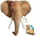 WOW puzzle elefante gigante da 700 pezzi