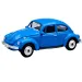 Welly: Modellino auto Volkswagen Maggiolino blu 1/64
