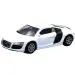 Welly: Modello di auto giocattolo Audi R8 V10 bianca in scala 1/64