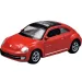 Welly: Modello di auto giocattolo Volkswagen Maggiolino moderno rosso in scala 1/64