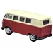 Welly: Volkswagen T1 modello di auto in metallo rosso in scala 1/64