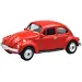 Welly: modellino di auto Volkswagen Maggiolino rosso 1/64