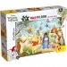 Winnie the Pooh 2 in 1 maxi puzzle da 24 pezzi e libro da colorare 70x50cm - Lisciani
