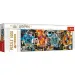 Wizarding World: Puzzle panoramico di 1000 pezzi delle quattro case di Hogwarts - Trefl