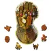 Wood Craft: Guanto dellInfinito degli Avengers 500+5 pezzi puzzle in legno premium - Trefl