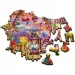 Wood Craft: Mondo magico puzzle in legno 500+1 pezzi - Trefl