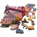 Wood Craft: Tramonto al Golden Gate puzzle in legno 1000 pezzi - Trefl