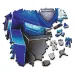 Wood Craft: Transformers Optimus Prime puzzle in legno premium da 500+5 pezzi - Trefl