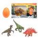 World of Dinosaurs - figura di dinosauro con uovo a sorpresa
