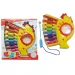 Xilofono a 8 tasti colorato a forma di pollo