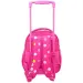Zaino per lasilo con rotelle di Minnie Mouse rosa 27x10x31cm