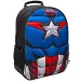 Zaino scolastico 3D con motivo di Captain America degli Avengers, 32x15x43cm