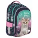 Zaino scolastico MLF Kitty Party con stampa di gattini, 4 scomparti, BPL58 40x29x19 cm immagine 1