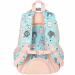 Zaino scolastico St.Right Charming Cats con gatti, modello BP26, 39x27x17 cm