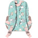 Zaino scolastico St.Right Charming Cats con gatti, modello BP70, 32x22x11,5 cm
