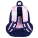 Zaino scolastico St.Right Pink Sky a tre scomparti, 42x30x19 cm