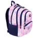 Zaino scolastico St.Right Pink Sky a tre scomparti, 42x30x19 cm