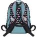 Zaino scolastico a 4 scomparti con stampa Disney Stitch e pompon blu BPL58 40x29x19 cm immagine 2