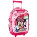 Zaino scolastico a tre scomparti con ruote di Minnie Mouse