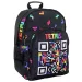 Zaino scolastico arrotondato Tetris, zaino 33x16x45cm