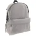 Zaino scolastico grigio arrotondato a quattro scomparti, 32x17x42 cm