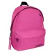 Zaino scolastico rosa arrotondato a quattro scomparti, 32x17x42 cm