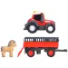 ABC Massey trattore per il trasporto di animali con cavallo - Simba Toys immagine 5