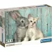 Amicizia tra gatto e coniglio HQC 500 pezzi Puzzle compatto - Clementoni