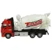 Auto in lega: Camion betoniere con ruote a sbalzo con luce e suono in due varianti 19cm 1pz immagine 3