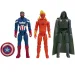 Avengers Titan Hero: Doomsday Doctor Doom, Capitan America e Torcia Umana, set di action figure da 29 cm – Hasbro immagine 2