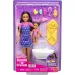Barbie bambola con vestito a cuore set gioco babysitter - Mattel immagine 1