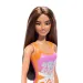Barbie Beach bambola colorata, con costume da bagno a fiori - Mattel immagine 2