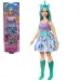 Barbie Dreamtopia: Bambola unicorno in abito blu-viola - Mattel immagine 1
