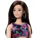 Barbie Fashionista Amiche bambola di moda stilosa con vestito a stelle - Mattel immagine 3