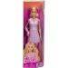 Barbie: Fashionista Amiche stilose bambola di moda in gesso con vestito a quadri rosa – Mattel immagine 1