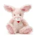 Bibiane coniglio rosa peluche 32cm - Lumpin
